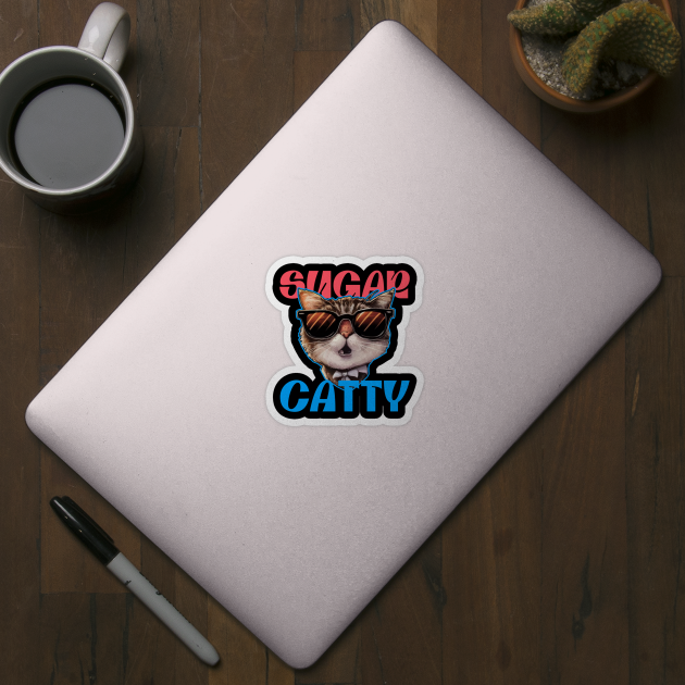 Sugar Catty - old cat by Qrstore